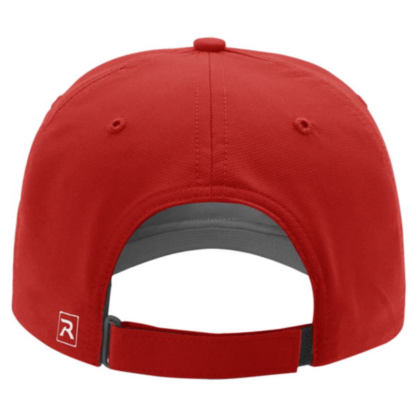 Richardson Casual Performance Lite Cap, Red, Back view