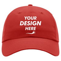 Richardson Casual Performance Lite Cap, Red, Front view, Mockup