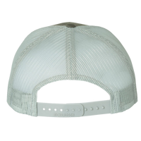 Richardson Five-Panel Trucker Cap, Beetle / Quarry / Quarry, Back view