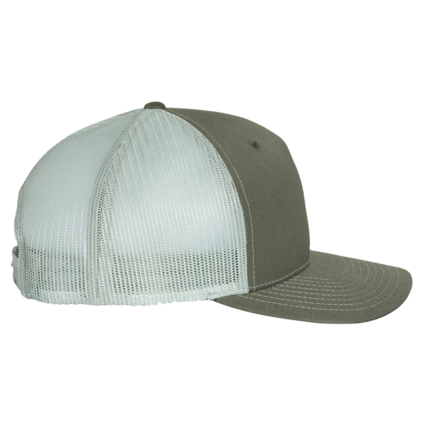 Richardson Five-Panel Trucker Cap, Beetle / Quarry / Quarry, Right Side view
