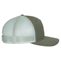 Richardson Five-Panel Trucker Cap, Beetle / Quarry / Quarry, Right Side view