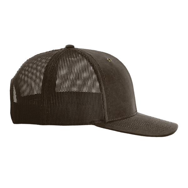 Richardson Fremont Trucker Cap, Brown / Brown, Right Side view