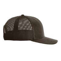 Richardson Fremont Trucker Cap, Brown / Brown, Right Side view