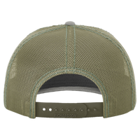 Richardson Fremont Trucker Cap, Khaki / Loden, Back view