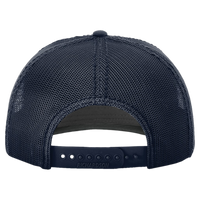 Richardson Fremont Trucker Cap, Navy / Navy, Back view