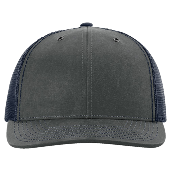 Richardson Fremont Trucker Cap, Navy / Navy, Front view