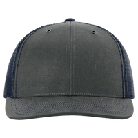 Richardson Fremont Trucker Cap, Navy / Navy, Front view