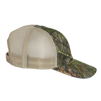 Richardson Garment Washed Printed Trucker Cap, Mossy Oak Obsession / Khaki, Right Side view