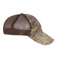 Richardson Garment Washed Printed Trucker Cap, Realtree Edge / Brown, Right Side view