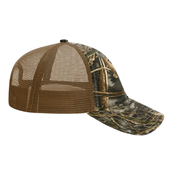 Richardson Garment Washed Printed Trucker Cap, Realtree Max 7 / Buck, Right Side view
