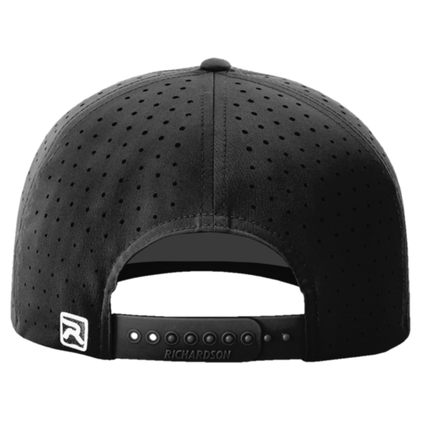 Richardson Laser Perf R-Flex Cap, Black, Back view
