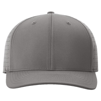 Richardson Laser Perf R-Flex Cap, Charcoal, Front view