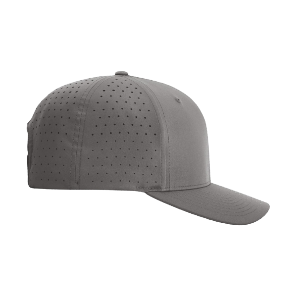 Richardson Laser Perf R-Flex Cap, Charcoal, Right Side view