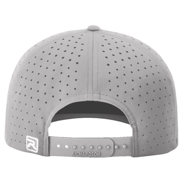 Richardson Laser Perf R-Flex Cap, Grey, Back view