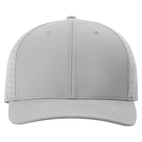 Richardson Laser Perf R-Flex Cap, Grey, Front view