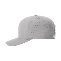 Richardson Laser Perf R-Flex Cap, Grey, Left Side view