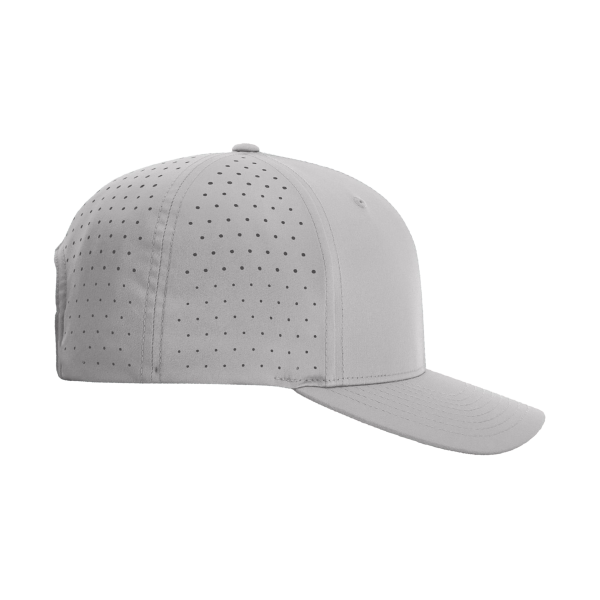 Richardson Laser Perf R-Flex Cap, Grey, Right Side view
