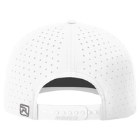 Richardson Laser Perf R-Flex Cap, White, Back view