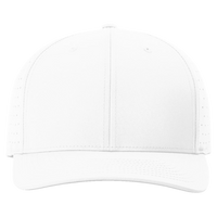 Richardson Laser Perf R-Flex Cap, White, Front view