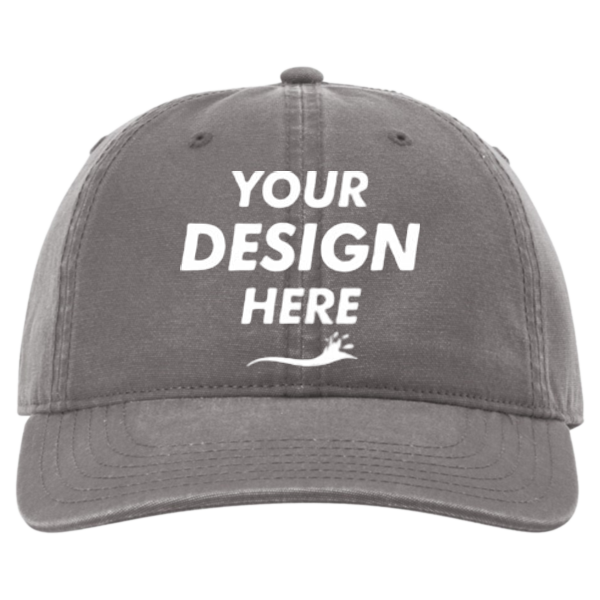 Richardson Odell Cap, Dark Grey, Front view, Mockup