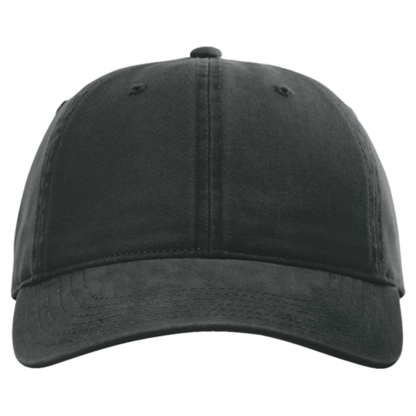 Richardson Peach Twill Dad Hat, Army Green, Front view