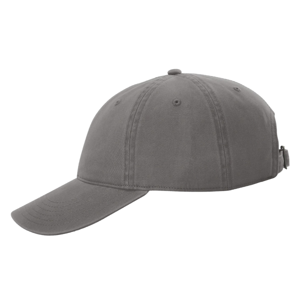 Richardson Peach Twill Dad Hat, Charcoal, Left Side view