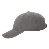 Richardson Peach Twill Dad Hat, Charcoal, Left Side view