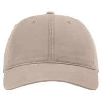 Richardson Peach Twill Dad Hat, Dark Khaki, Front view