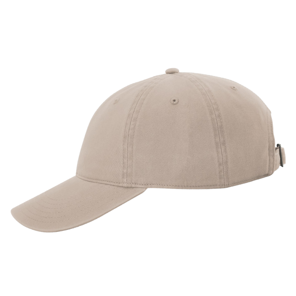 Richardson Peach Twill Dad Hat, Dark Khaki, Left Side view