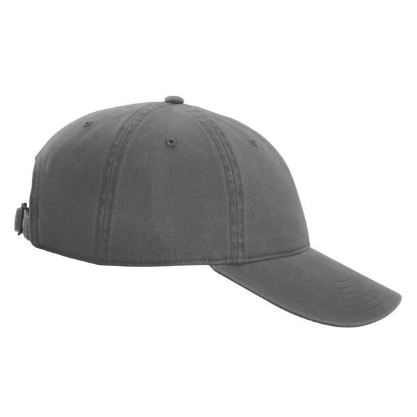 Richardson Peach Twill Dad Hat, Grey, Right Side view