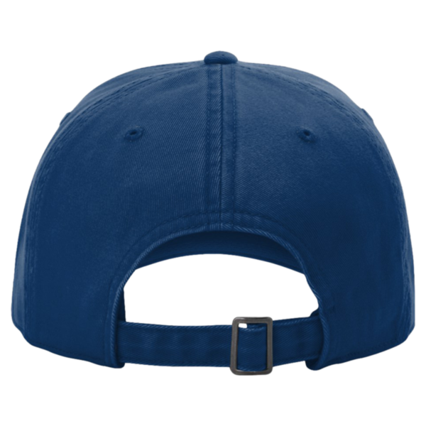 Richardson Peach Twill Dad Hat, Royal, Back view