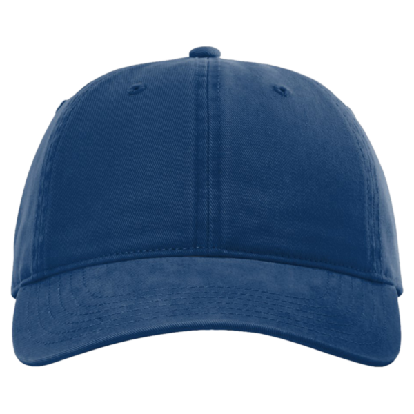 Richardson Peach Twill Dad Hat, Royal, Front view