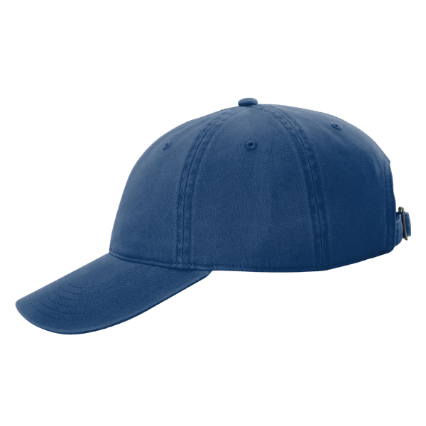 Richardson Peach Twill Dad Hat, Royal, Left Side view