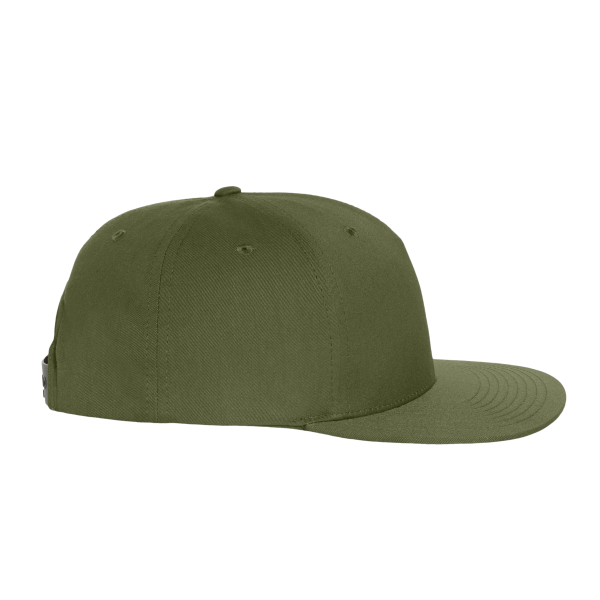 Richardson Pinch Front Structured Snapback Trucker Cap, Army Olive, Right Side view
