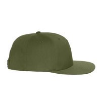 Richardson Pinch Front Structured Snapback Trucker Cap, Army Olive, Right Side view