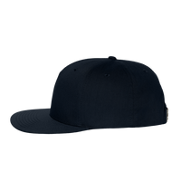 Richardson Pinch Front Structured Snapback Trucker Cap, Black, Left Side view