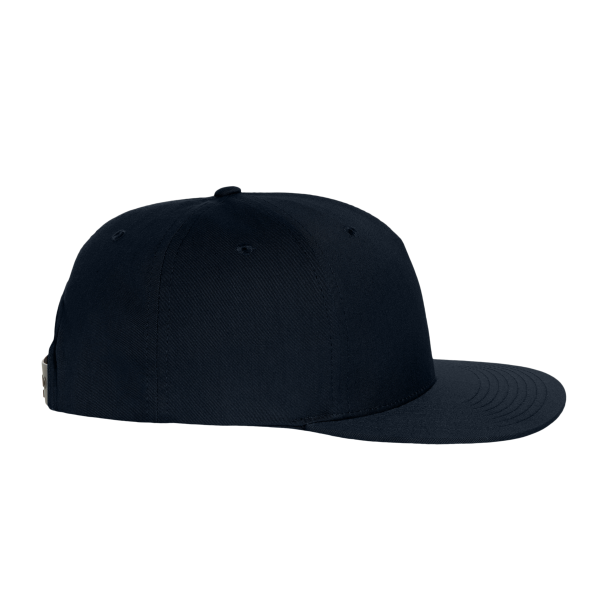 Richardson Pinch Front Structured Snapback Trucker Cap, Black, Right Side view