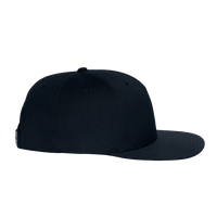 Richardson Pinch Front Structured Snapback Trucker Cap, Black, Right Side view