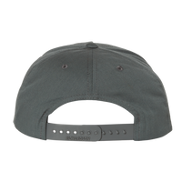 Richardson Pinch Front Structured Snapback Trucker Cap, Flint Grey, Back view
