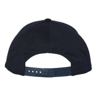 Richardson Pinch Front Structured Snapback Trucker Cap, Navy, Back view