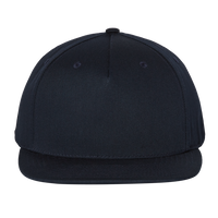 Richardson Pinch Front Structured Snapback Trucker Cap, Navy, Front view