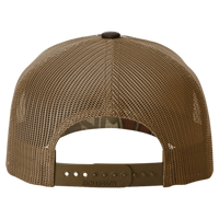Richardson Printed Five-Panel Trucker Cap, Kryptek Highlander / Buck, Back view