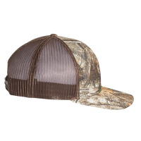 Richardson Printed Trucker Cap, Realtree Edge / Brown / Brown, Right Side view