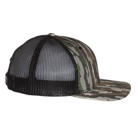 Richardson Printed Trucker Cap, Realtree Original / Black / Black, Right Side view