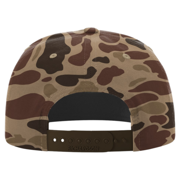 Richardson Printed Umpqua Gramps Cap, Bark Duck Camo / Brown, Back view