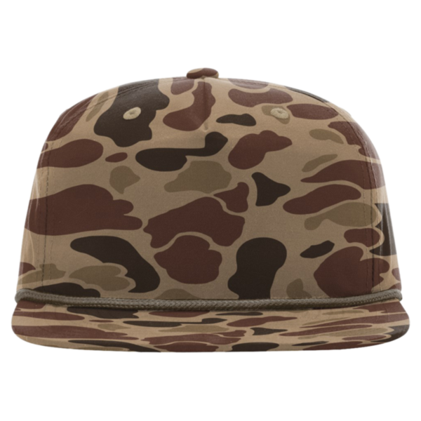 Richardson Printed Umpqua Gramps Cap, Bark Duck Camo / Brown, Front view