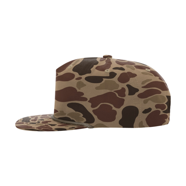 Richardson Printed Umpqua Gramps Cap, Bark Duck Camo / Brown, Left Side view