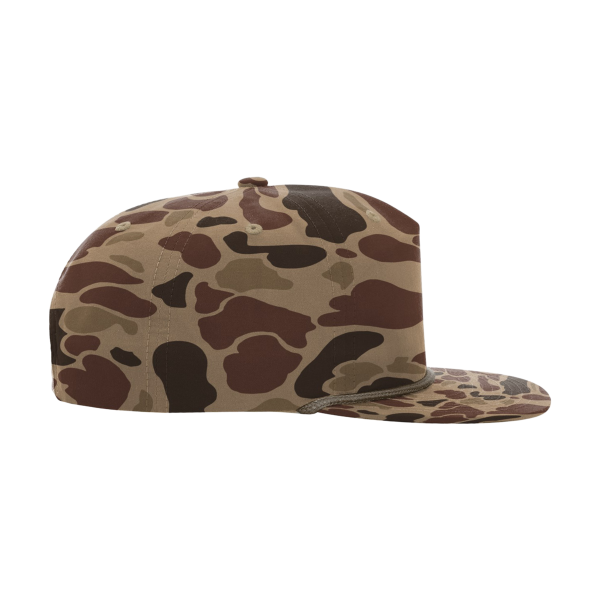 Richardson Printed Umpqua Gramps Cap, Bark Duck Camo / Brown, Right Side view