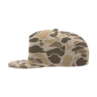 Richardson Printed Umpqua Gramps Cap, Harvest Duck Camo / Light Brown, Left Side view