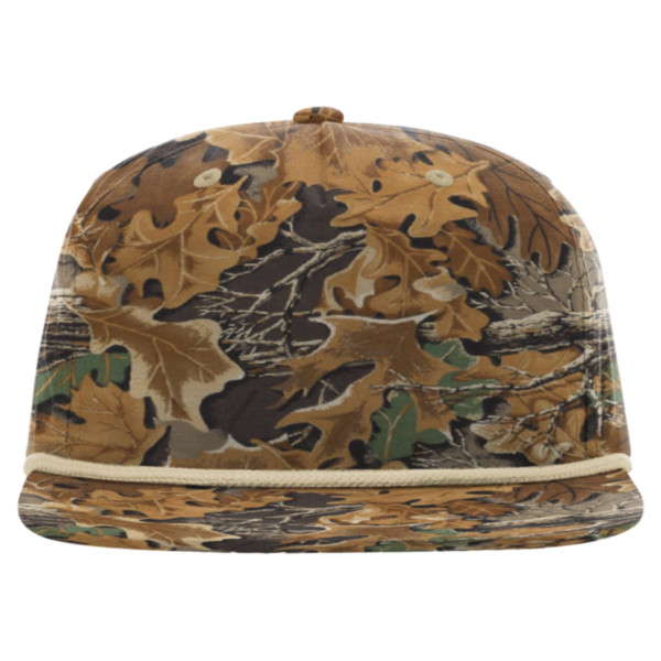 Richardson Printed Umpqua Gramps Cap, Realtree Advantage / Khaki, Front view